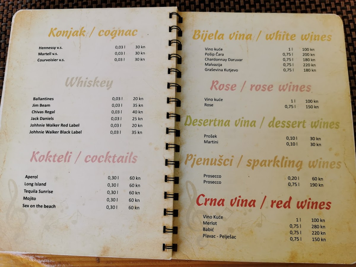 Menu Konoba La Nota-3