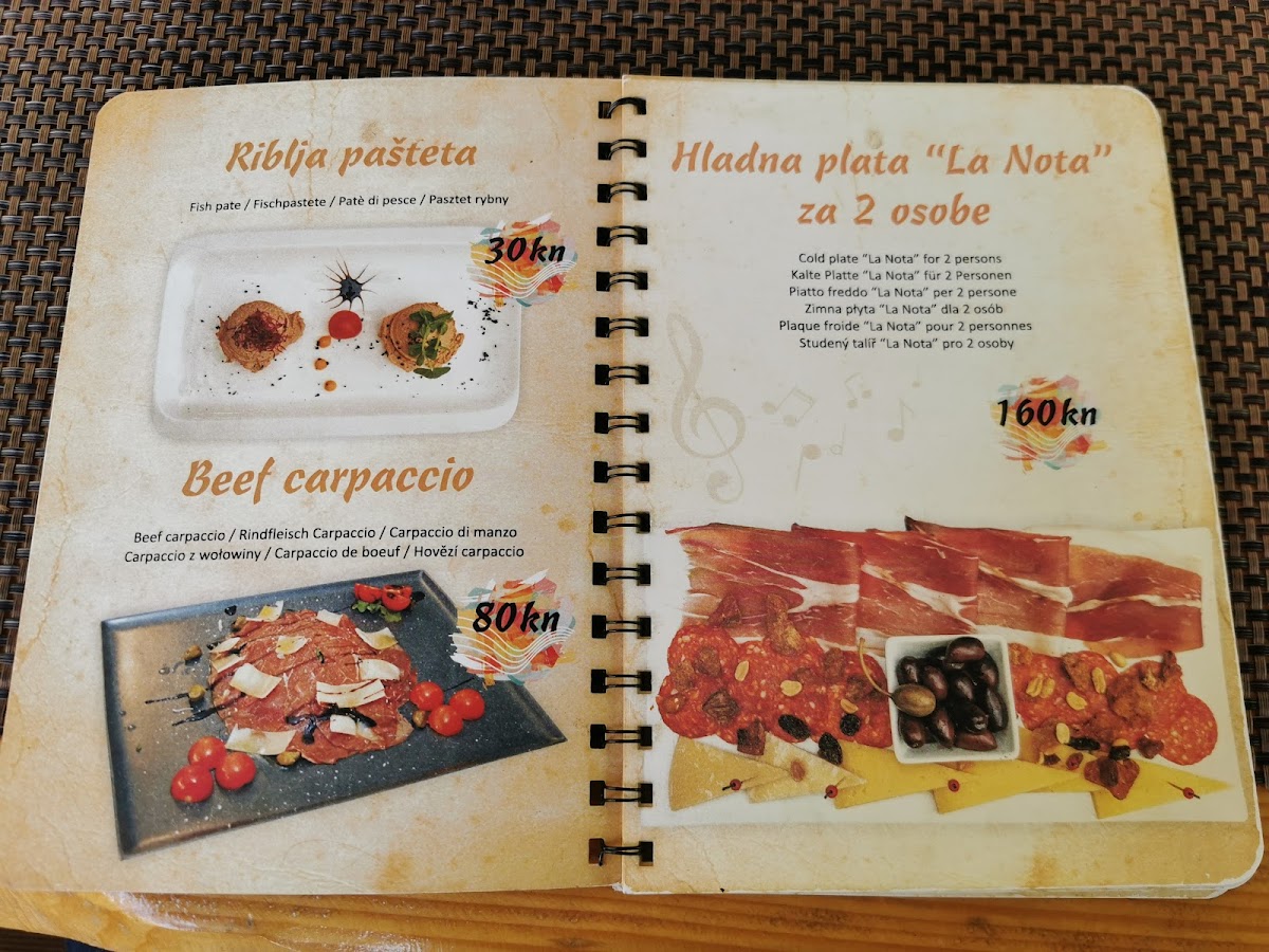 Menu Konoba La Nota-6