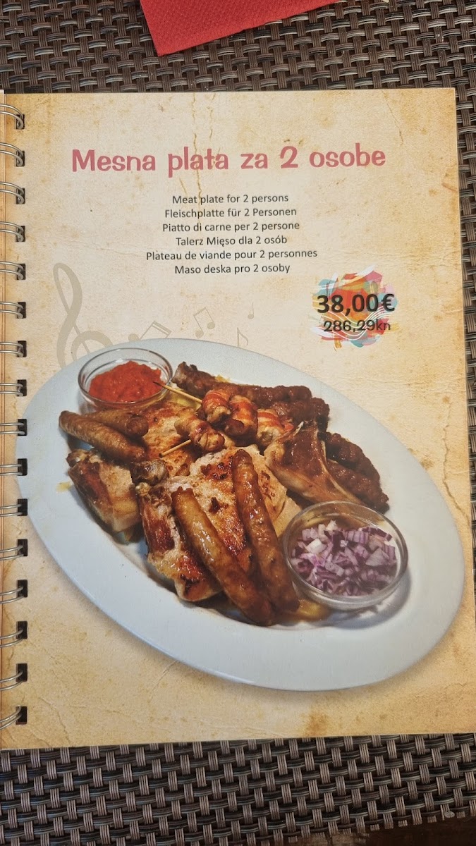 Menu Konoba La Nota-7